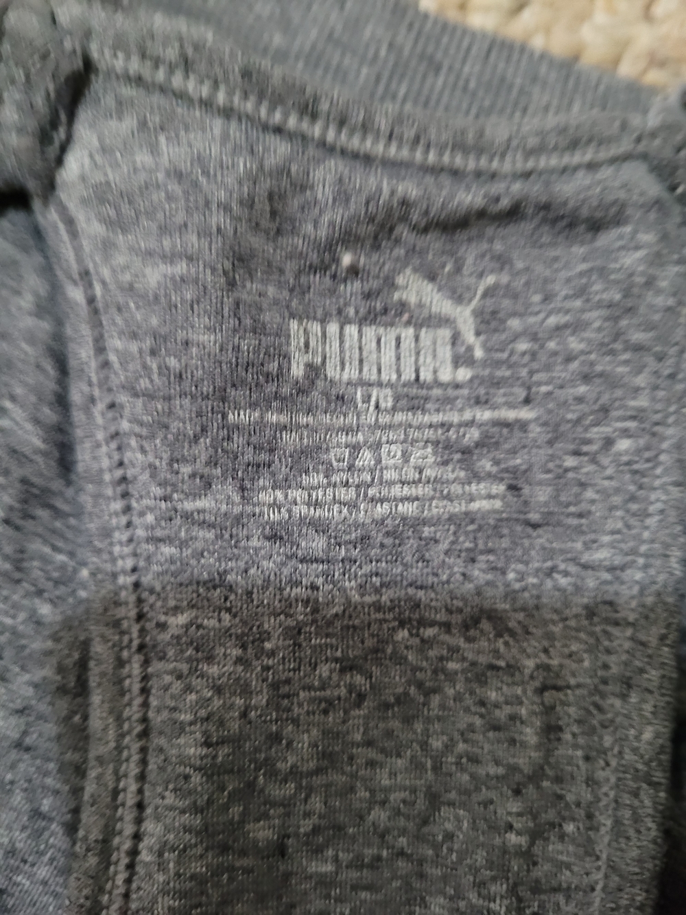 Puma Gray Seamless Soft-Cup Sports Bra - Picture 3 of 3